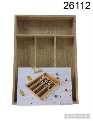 Imagen de CUBIERTERO MADERA LIVIANA C/DIVISIONES 3.26